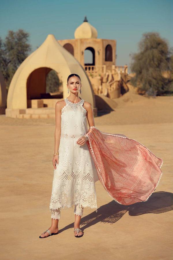 Noor by Saadia Asad | Eid Laserkari Lawn 24 | D7 - Pakistani Designer Dress - by Noor by Saadia Asad | Type:  - 100% Original at Saira Sultan