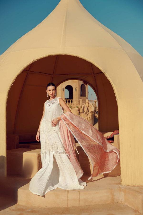 Noor by Saadia Asad | Eid Laserkari Lawn 24 | D7 - Pakistani Designer Dress - by Noor by Saadia Asad | Type:  - 100% Original at Saira Sultan