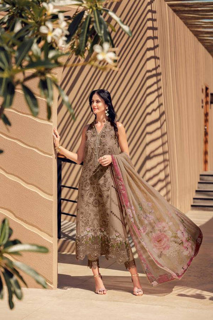 Noor by Saadia Asad | Eid Laserkari Lawn 24 | D8 - Pakistani Designer Dress - by Noor by Saadia Asad | Type: Luxury - 100% Original at Saira Sultan