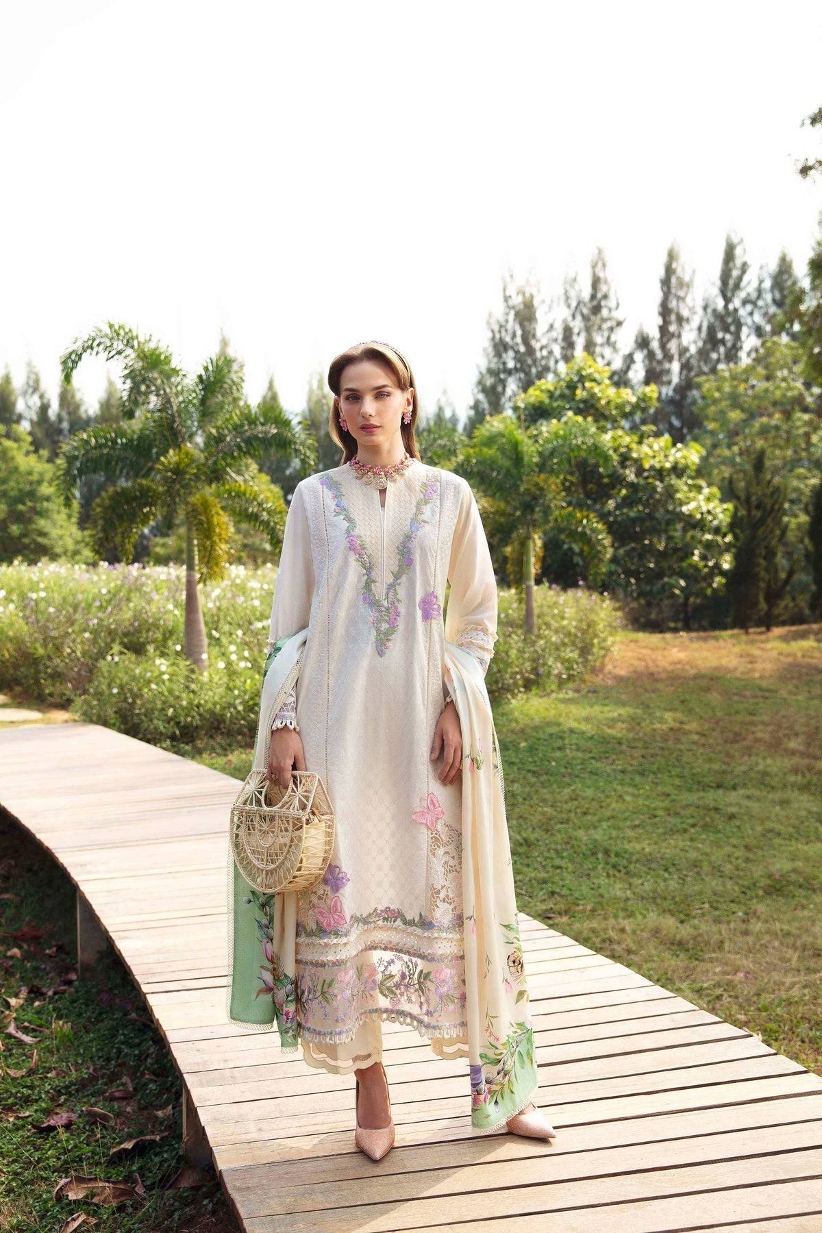 Sable Vogue | Luxury Lawn 24 | Ivy - Pakistani Designer Dress - by Sable Vogue | Type: Luxury - 100% Original at Saira Sultan