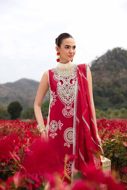 Sable Vogue | Luxury Lawn 24 | Carnelian - Pakistani Designer Dress - by Sable Vogue | Type: Luxury - 100% Original at Saira Sultan