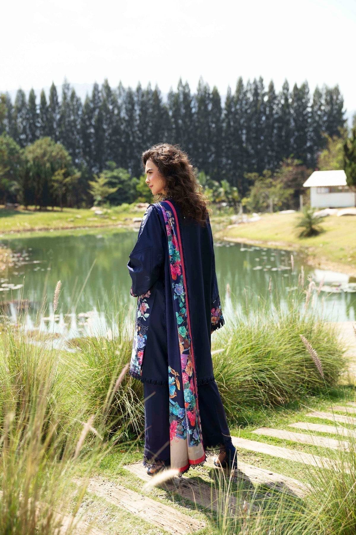 Sable Vogue | Luxury Lawn 24 | Blossom - Pakistani Designer Dress - by Sable Vogue | Type: Luxury - 100% Original at Saira Sultan