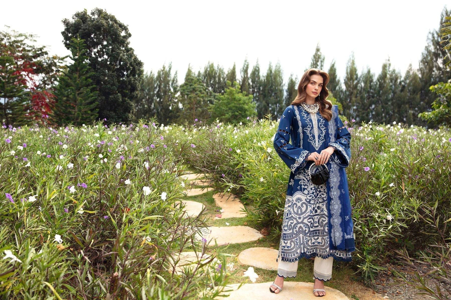 Sable Vogue | Luxury Lawn 24 | Afina - Pakistani Designer Dress - by Sable Vogue | Type: Luxury - 100% Original at Saira Sultan