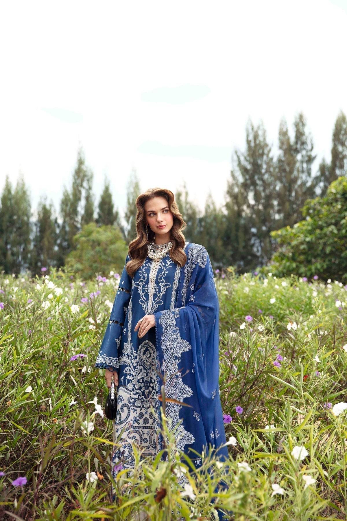 Sable Vogue | Luxury Lawn 24 | Afina - Pakistani Designer Dress - by Sable Vogue | Type: Luxury - 100% Original at Saira Sultan