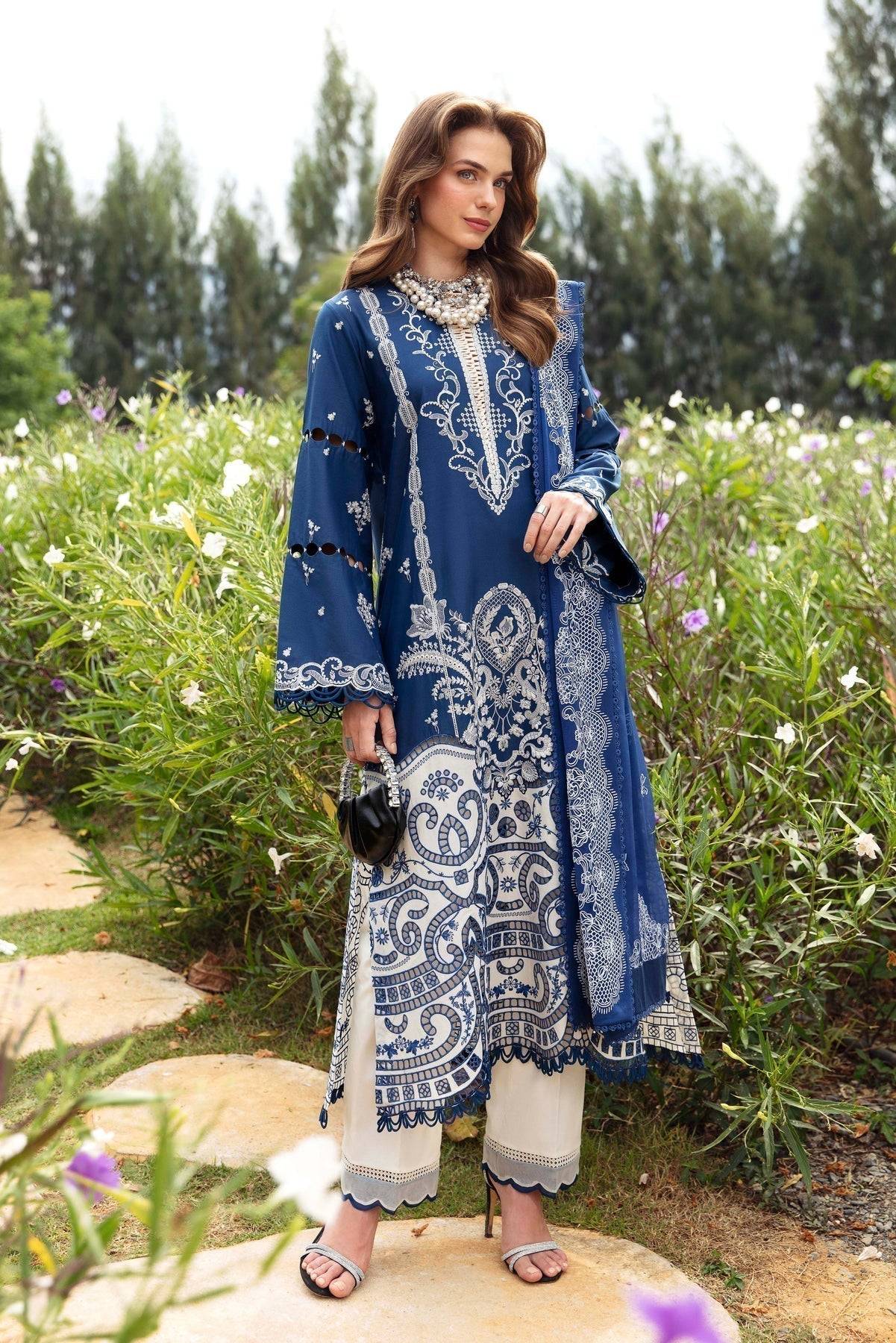 Sable Vogue | Luxury Lawn 24 | Afina - Pakistani Designer Dress - by Sable Vogue | Type: Luxury - 100% Original at Saira Sultan