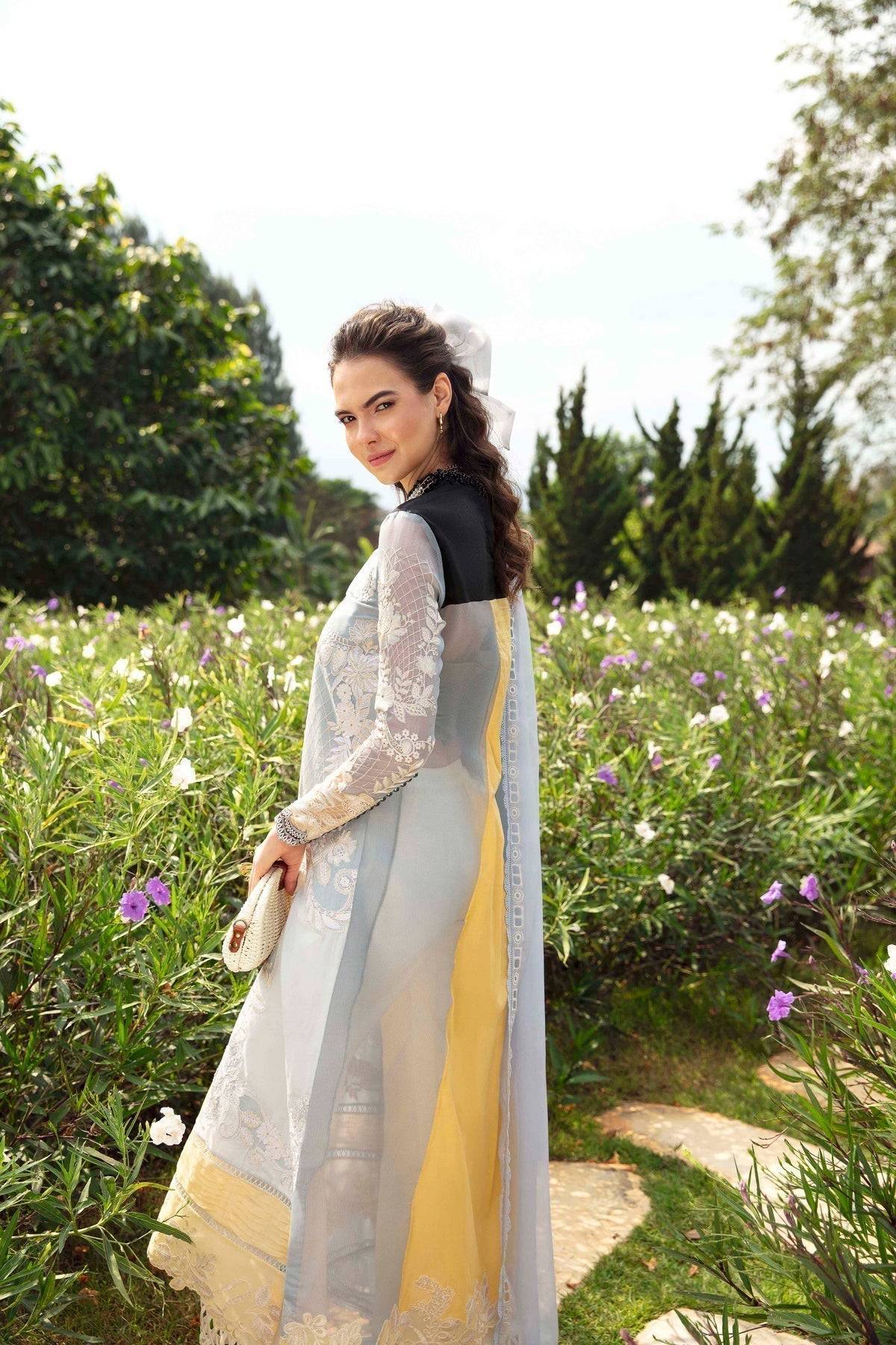 Sable Vogue | Luxury Lawn 24 | Leena - Pakistani Designer Dress - by Sable Vogue | Type: Luxury - 100% Original at Saira Sultan
