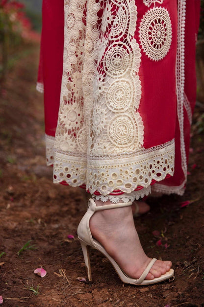 Sable Vogue | Luxury Lawn 24 | Carnelian - Pakistani Designer Dress - by Sable Vogue | Type: Luxury - 100% Original at Saira Sultan