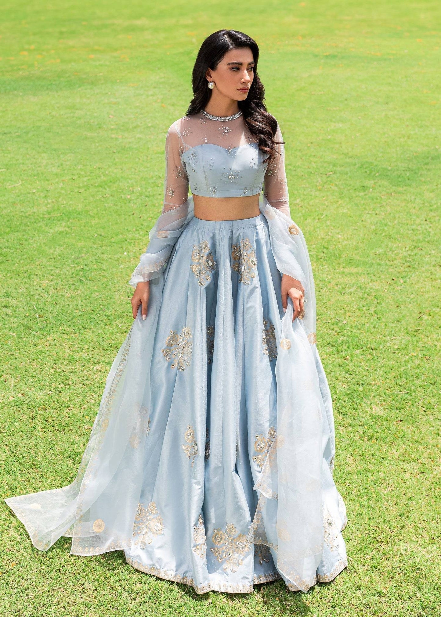 Sadaf Fawad Khan | Zinnia Festive Formals | Ahlah - Pakistani Designer Dress - by Sadaf Fawad Khan | Type: Formal - 100% Original at Saira Sultan