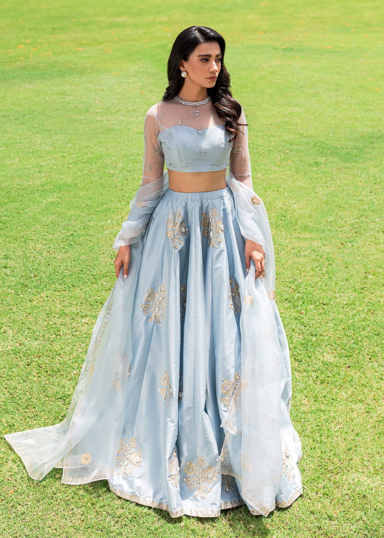 Sadaf Fawad Khan | Zinnia Festive Formals | Ahlah - Pakistani Designer Dress - by Sadaf Fawad Khan | Type: Formal - 100% Original at Saira Sultan
