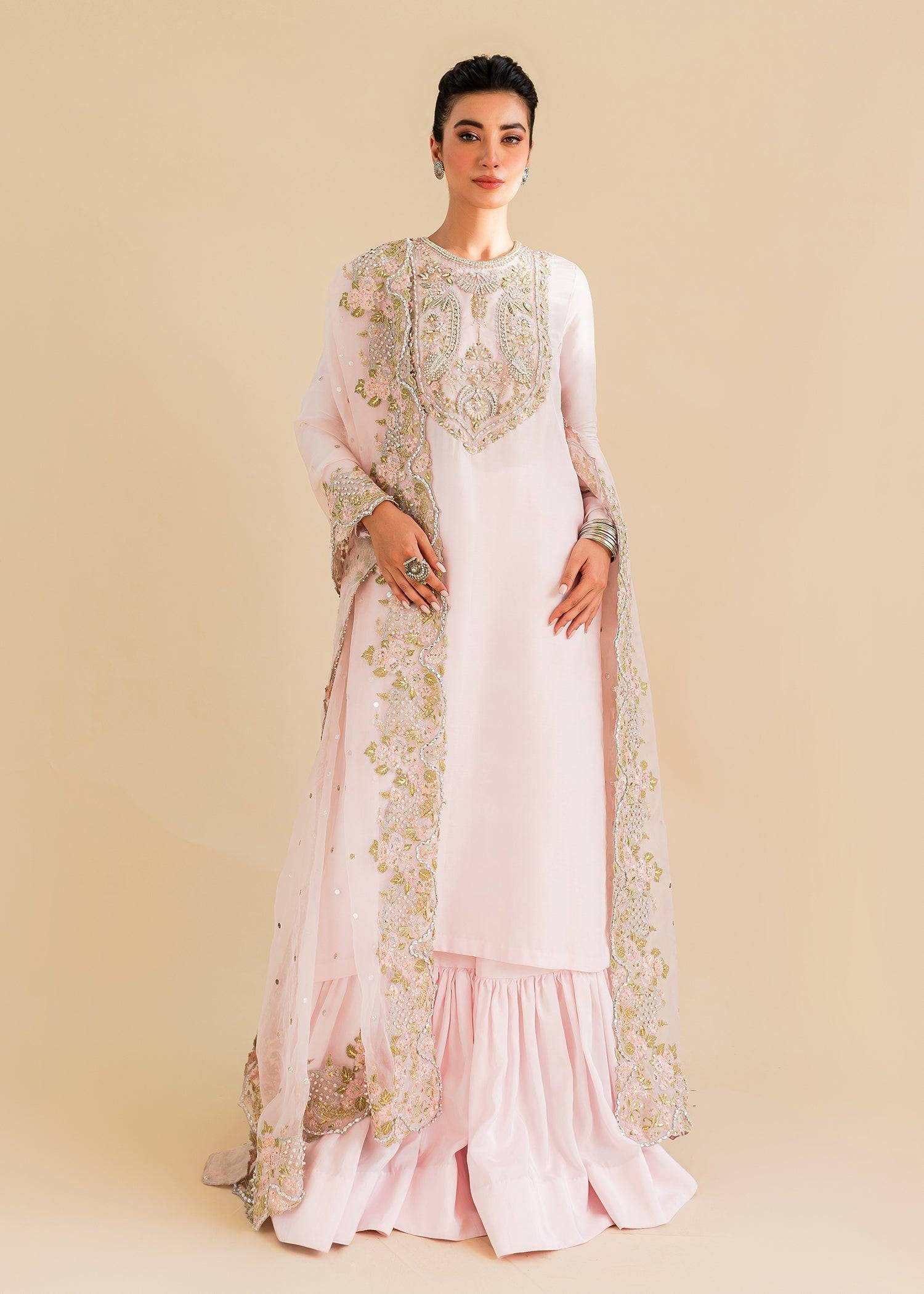 Sadaf Fawad Khan | Zinnia Festive Formals | Mehr - Pakistani Designer Dress - by Sadaf Fawad Khan | Type: Formal - 100% Original at Saira Sultan