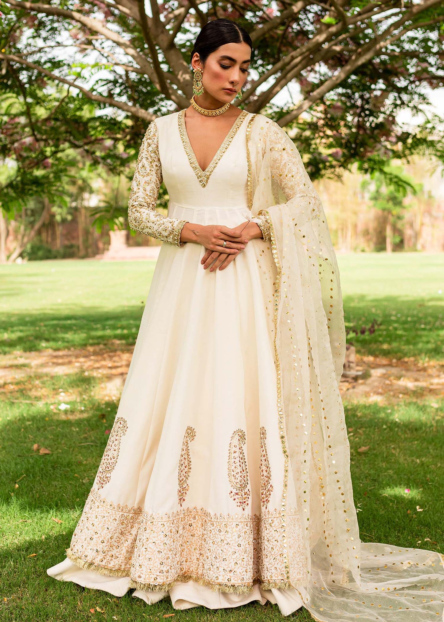 Sadaf Fawad Khan | Zinnia Festive Formals | Zene - Pakistani Designer Dress - by Sadaf Fawad Khan | Type: Formal - 100% Original at Saira Sultan