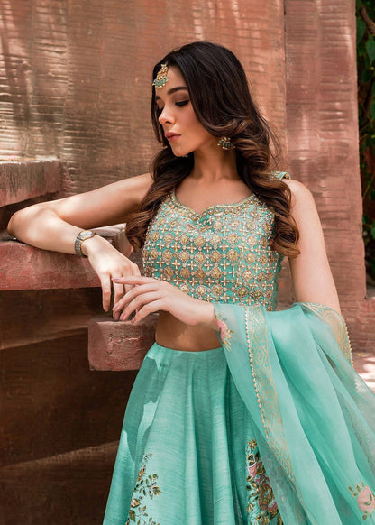 Sadaf Fawad Khan | Zinnia Festive Formals | Firuzeh - Pakistani Designer Dress - by Sadaf Fawad Khan | Type: Formal - 100% Original at Saira Sultan