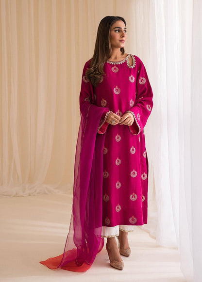 Sadaf Fawad Khan | Lyla Festive Pret | Punchy Pink - Pakistani Designer Dress - by Sadaf Fawad Khan | Type: Formal - 100% Original at Saira Sultan