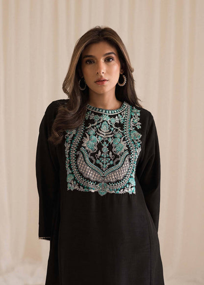 Sadaf Fawad Khan | Lyla Festive Pret | Black Pool - Pakistani Designer Dress - by Sadaf Fawad Khan | Type: Formal - 100% Original at Saira Sultan