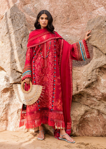 Sadaf Fawad Khan | Siraa Luxury Lawn 24| Elaheh (B) - Pakistani Designer Dress - by Sadaf Fawad Khan | Type: Luxury - 100% Original at Saira Sultan