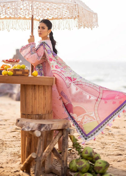 Sadaf Fawad Khan | Siraa Luxury Lawn 24| Eira (A) - Pakistani Designer Dress - by Sadaf Fawad Khan | Type: Luxury - 100% Original at Saira Sultan