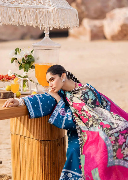 Sadaf Fawad Khan | Siraa Luxury Lawn 24| Eira (B) - Pakistani Designer Dress - by Sadaf Fawad Khan | Type: Luxury - 100% Original at Saira Sultan