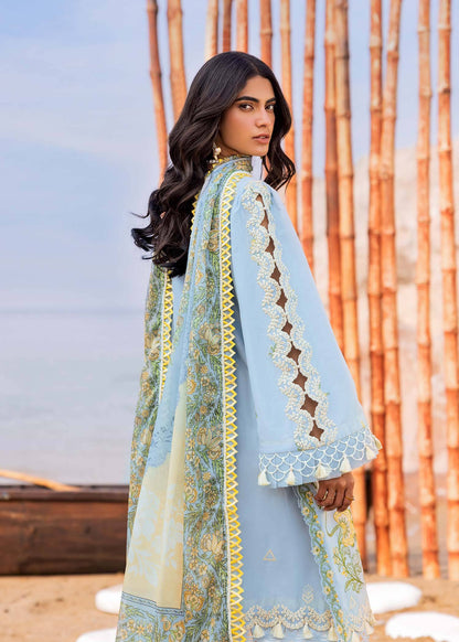 Sadaf Fawad Khan | Siraa Luxury Lawn 24| Amani (B) - Pakistani Designer Dress - by Sadaf Fawad Khan | Type: Luxury - 100% Original at Saira Sultan