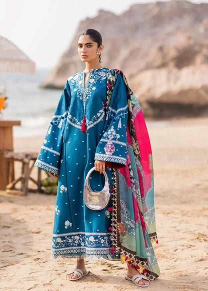 Sadaf Fawad Khan | Siraa Luxury Lawn 24| Eira (B) - Pakistani Designer Dress - by Sadaf Fawad Khan | Type: Luxury - 100% Original at Saira Sultan