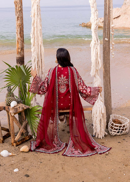 Sadaf Fawad Khan | Siraa Luxury Lawn 24| Calah (A) - Pakistani Designer Dress - by Sadaf Fawad Khan | Type: Luxury - 100% Original at Saira Sultan