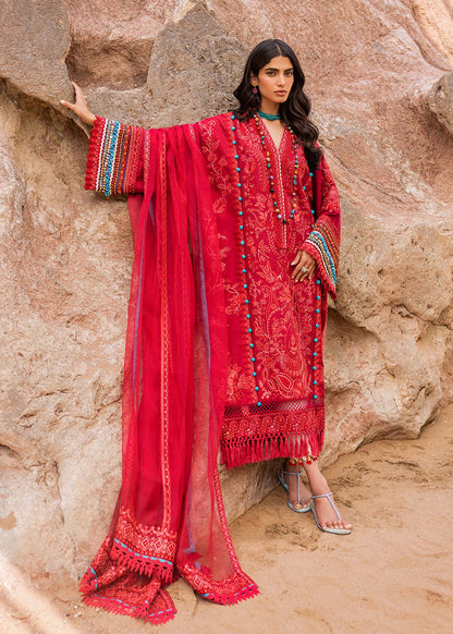 Sadaf Fawad Khan | Siraa Luxury Lawn 24| Elaheh (B) - Pakistani Designer Dress - by Sadaf Fawad Khan | Type: Luxury - 100% Original at Saira Sultan