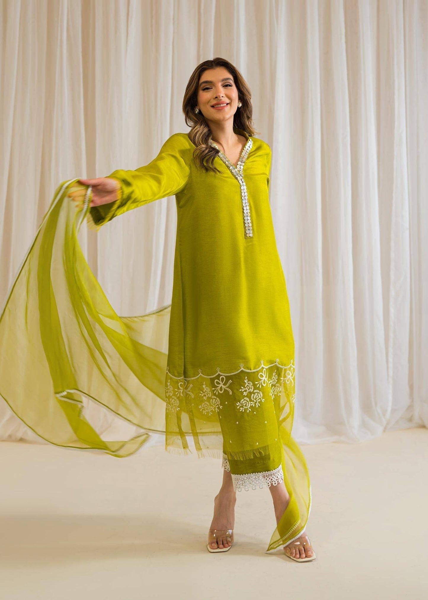 Sadaf Fawad Khan | Eid Pret 24 | Alani - Pakistani Designer Dress - by Sadaf Fawad Khan | Type: Formal - 100% Original at Saira Sultan