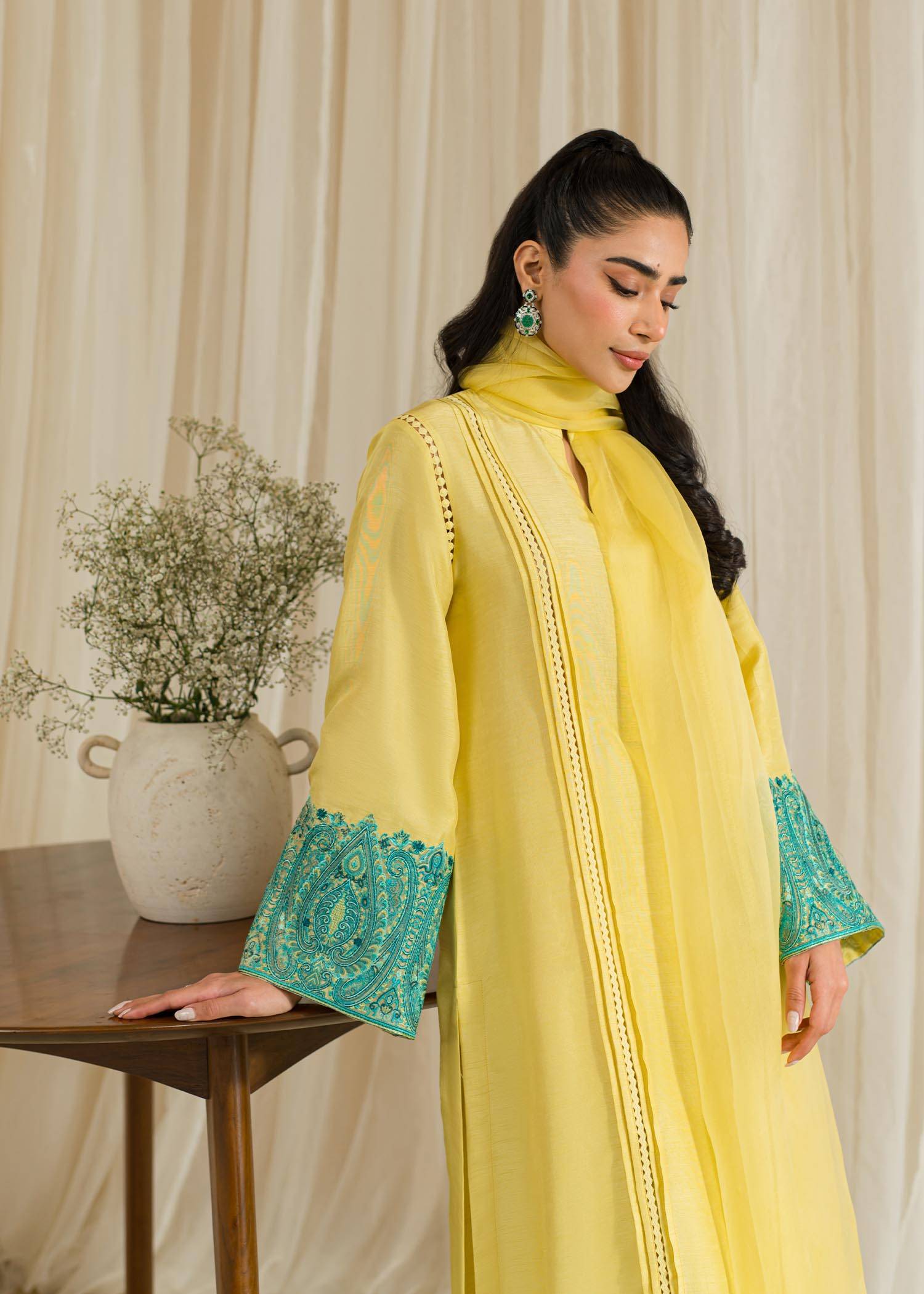Sadaf Fawad Khan | Eid Pret 24 | Naz - Pakistani Designer Dress - by Sadaf Fawad Khan | Type: Formal - 100% Original at Saira Sultan