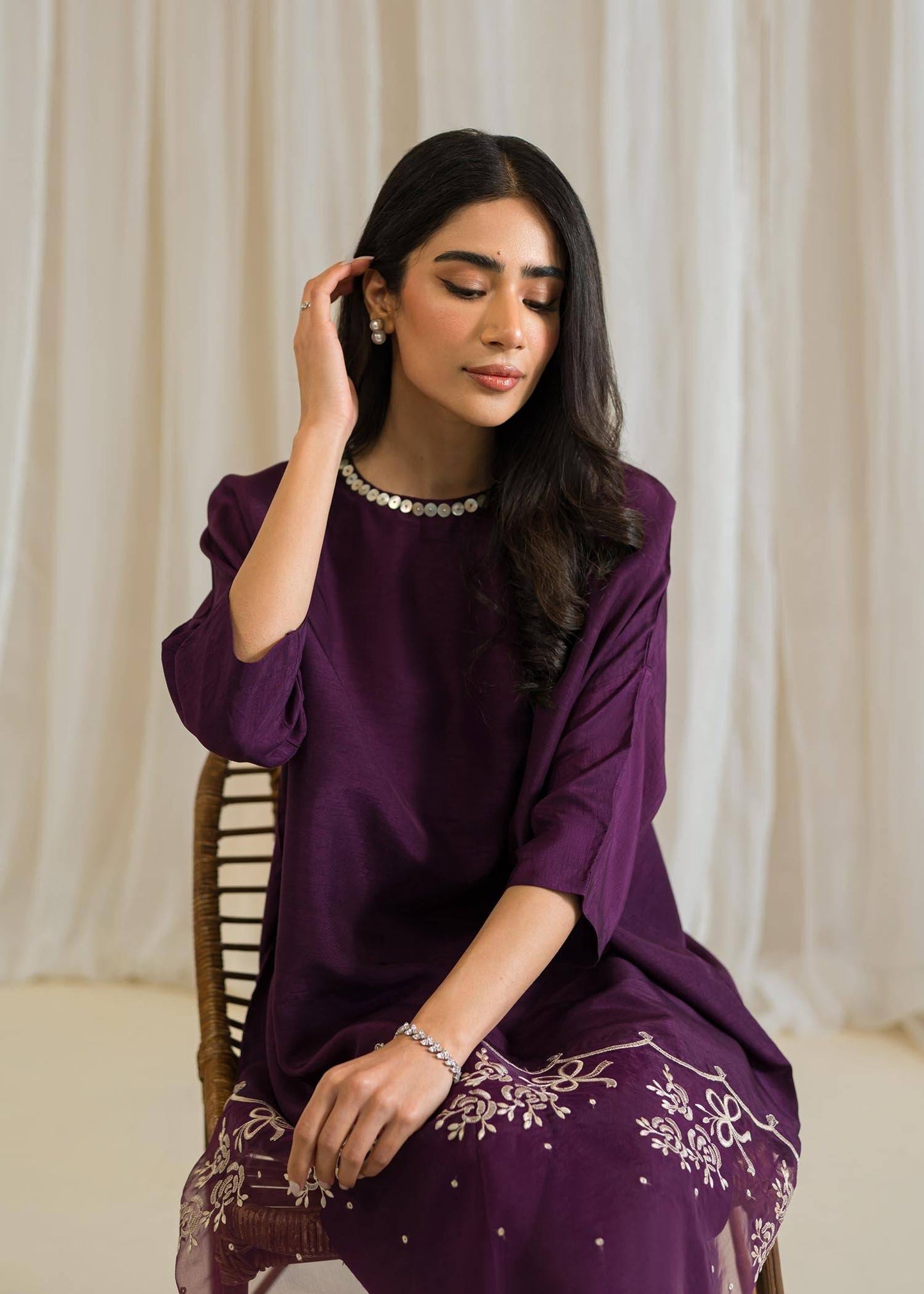 Sadaf Fawad Khan | Eid Pret 24 | Wisteria - Pakistani Designer Dress - by Sadaf Fawad Khan | Type: Formal - 100% Original at Saira Sultan