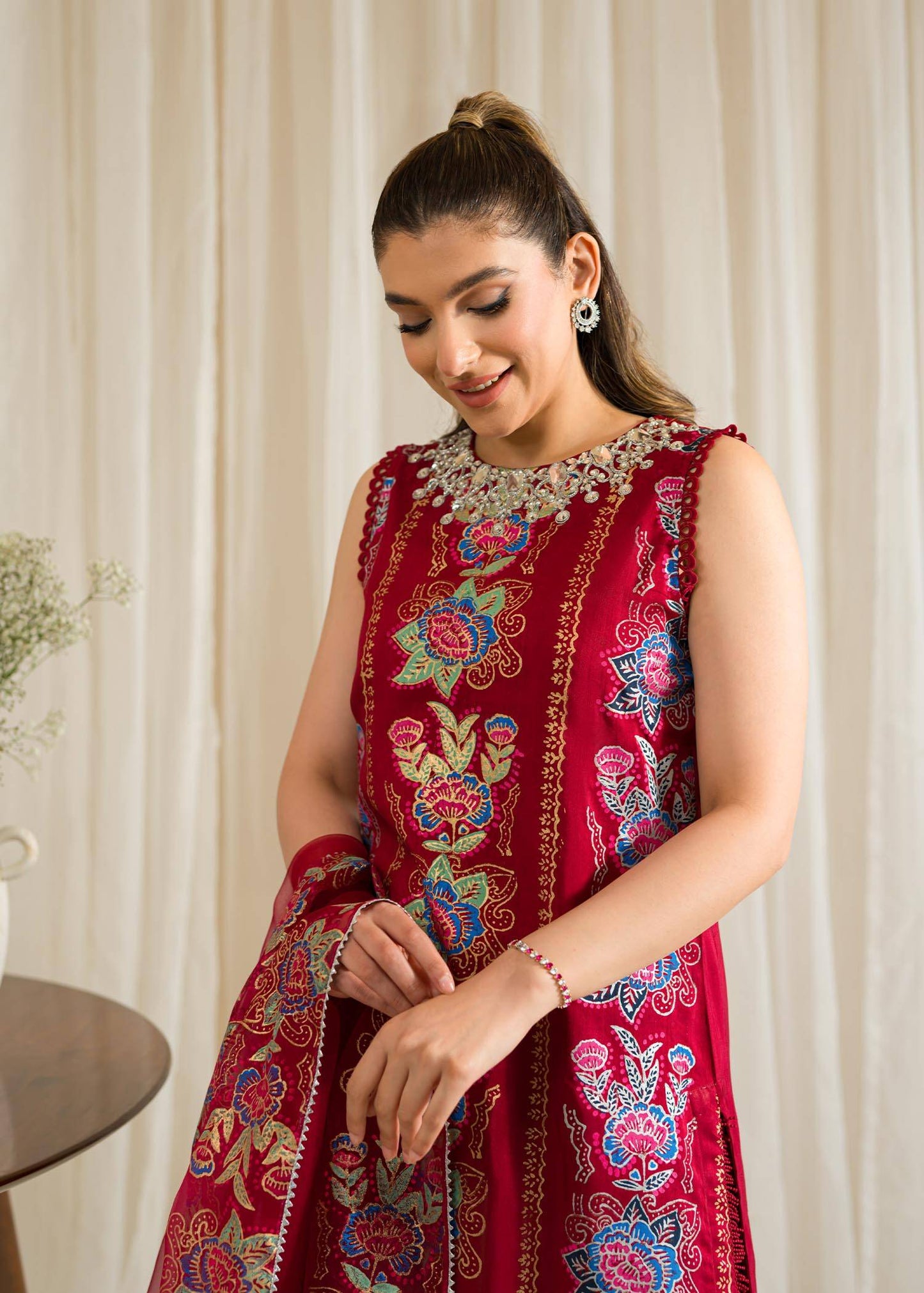 Sadaf Fawad Khan | Eid Pret 24 | Isra - Pakistani Designer Dress - by Sadaf Fawad Khan | Type: Formal - 100% Original at Saira Sultan