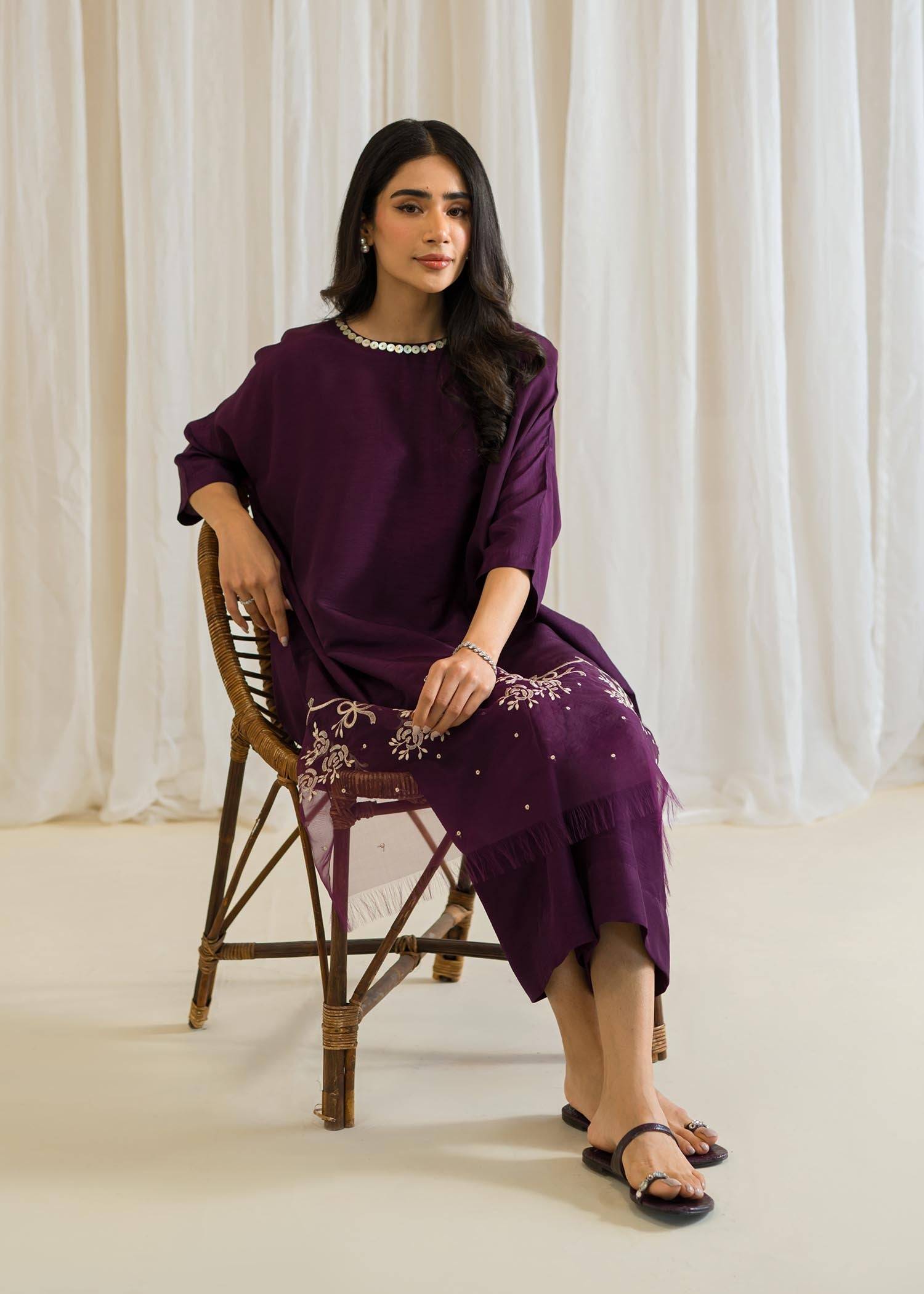 Sadaf Fawad Khan | Eid Pret 24 | Wisteria - Pakistani Designer Dress - by Sadaf Fawad Khan | Type: Formal - 100% Original at Saira Sultan