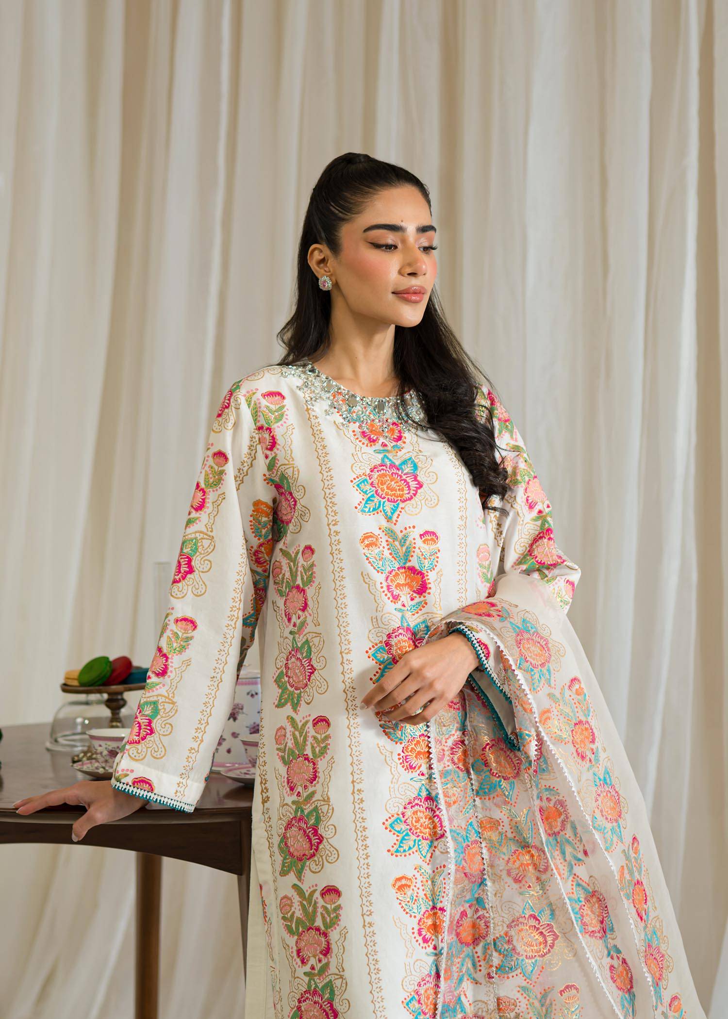 Sadaf Fawad Khan | Eid Pret 24 | Emel - Pakistani Designer Dress - by Sadaf Fawad Khan | Type: Formal - 100% Original at Saira Sultan