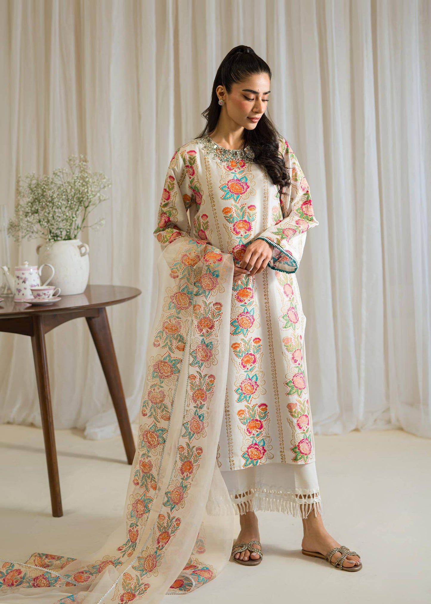 Sadaf Fawad Khan | Eid Pret 24 | Emel - Pakistani Designer Dress - by Sadaf Fawad Khan | Type: Formal - 100% Original at Saira Sultan