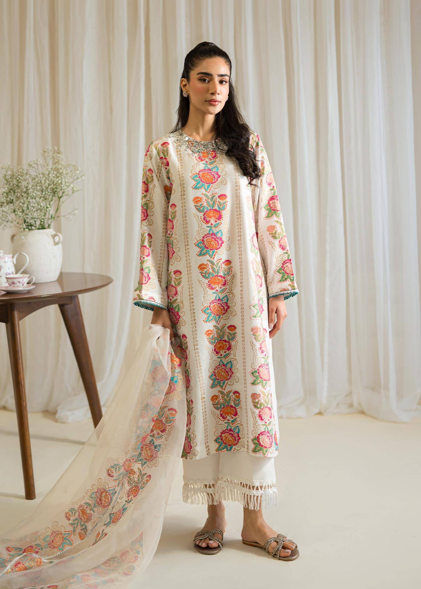 Sadaf Fawad Khan | Eid Pret 24 | Emel - Pakistani Designer Dress - by Sadaf Fawad Khan | Type: Formal - 100% Original at Saira Sultan
