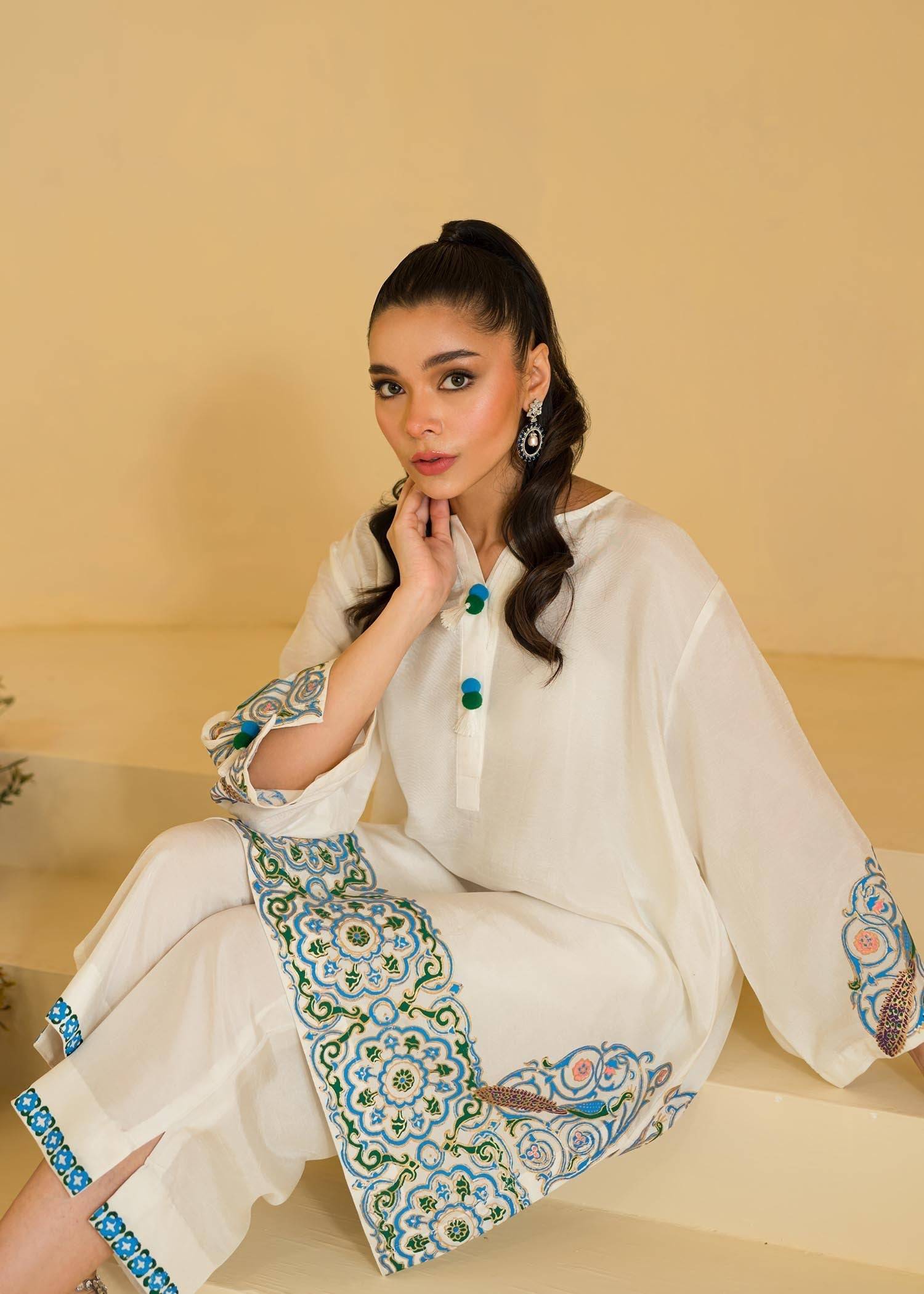 Sadaf Fawad Khan | Eid Pret 24 | Nia - Pakistani Designer Dress - by Sadaf Fawad Khan | Type: Formal - 100% Original at Saira Sultan
