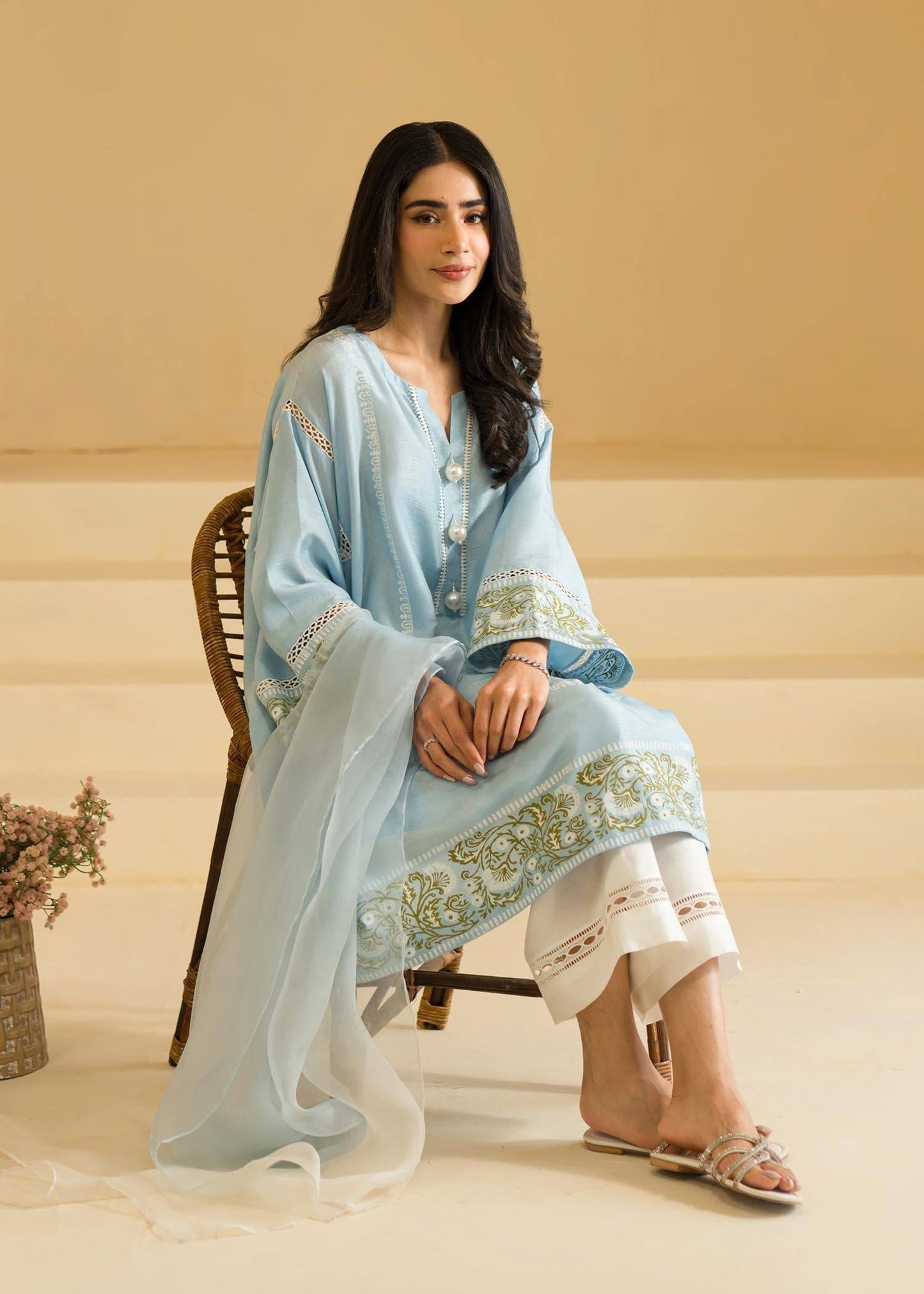 Sadaf Fawad Khan | Eid Pret 24 | Lara - Pakistani Designer Dress - by Sadaf Fawad Khan | Type: Formal - 100% Original at Saira Sultan