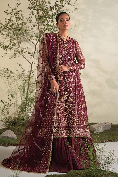 Saffron | Celeste Festive Edit 24 | Rosette - Pakistani Designer Dress - by Saffron | Type: Formal - 100% Original at Saira Sultan
