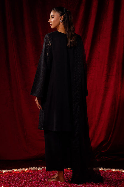 Saffron | Celestial Fall 24 | BLACK DAHLIA S Black Khaddar
