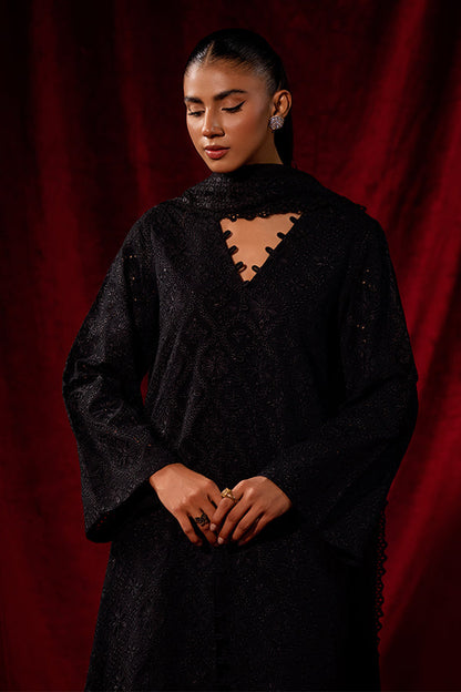 Saffron | Celestial Fall 24 | BLACK DAHLIA M Black Khaddar