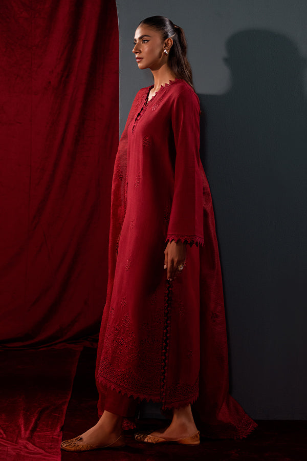 Saffron | Celestial Fall 24 | RUBY FABLE M Haute Red Khaddar