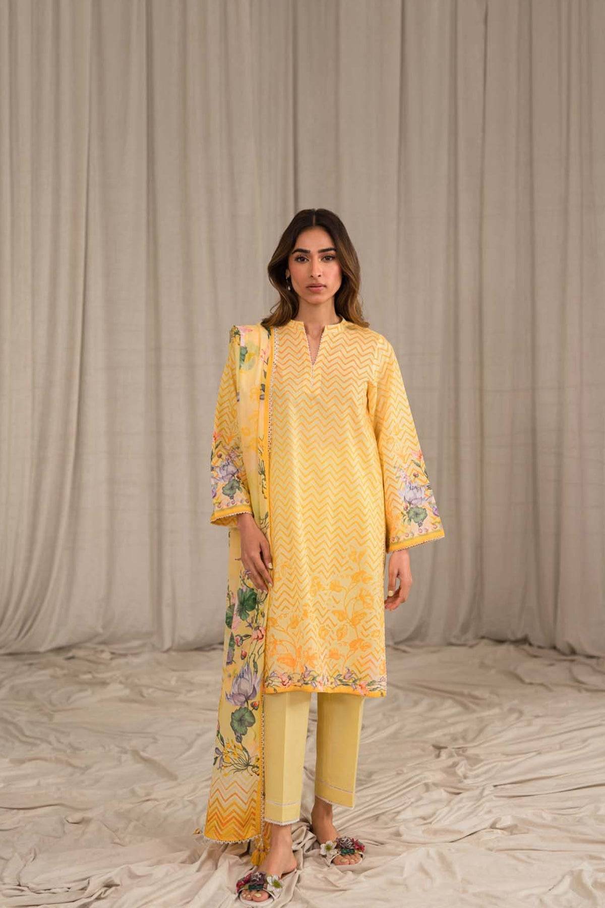 Sahar | Print Edit SS24 | P-10 - Pakistani Designer Dress - by Sahar | Type: Luxury - 100% Original at Saira Sultan