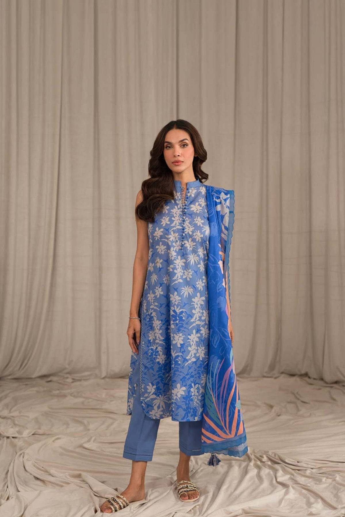 Sahar | Print Edit SS24 | P-02 - Pakistani Designer Dress - by Sahar | Type: Luxury - 100% Original at Saira Sultan
