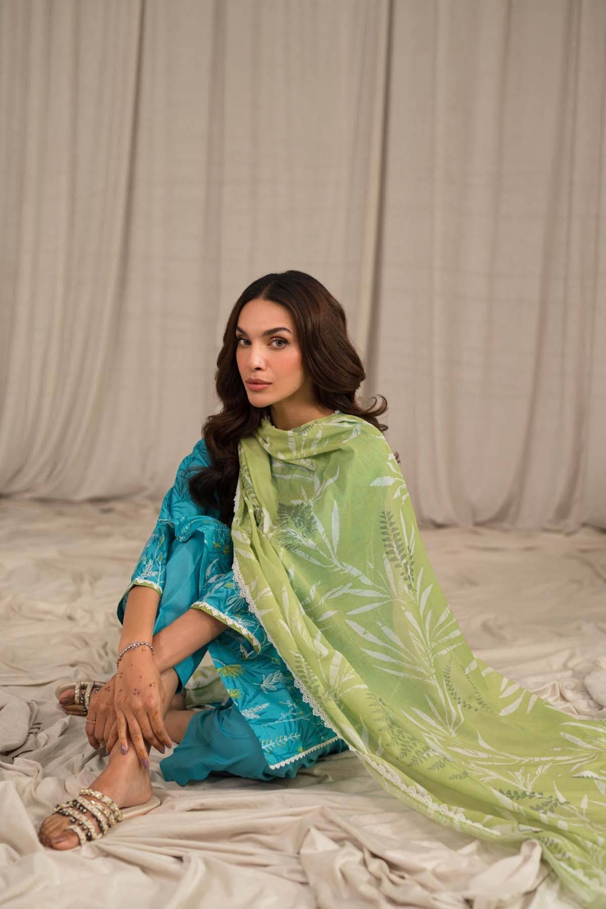 Sahar | Print Edit SS24 | P-09 - Pakistani Designer Dress - by Sahar | Type: Luxury - 100% Original at Saira Sultan