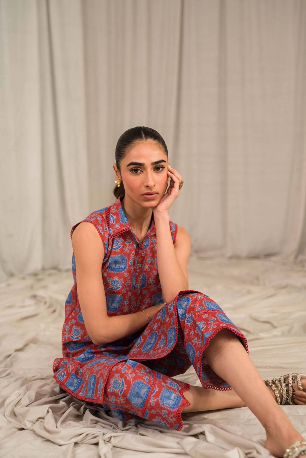 Sahar | Print Edit SS24 | P-04 - Pakistani Designer Dress - by Sahar | Type: Luxury - 100% Original at Saira Sultan