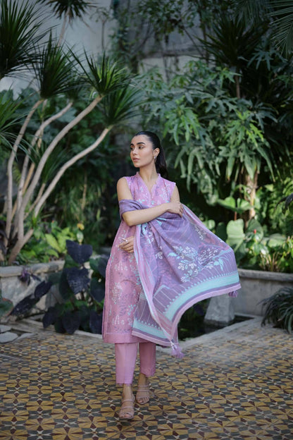 Sahar | Print Edit SS24 | P-07 - Pakistani Designer Dress - by Sahar | Type: Luxury - 100% Original at Saira Sultan