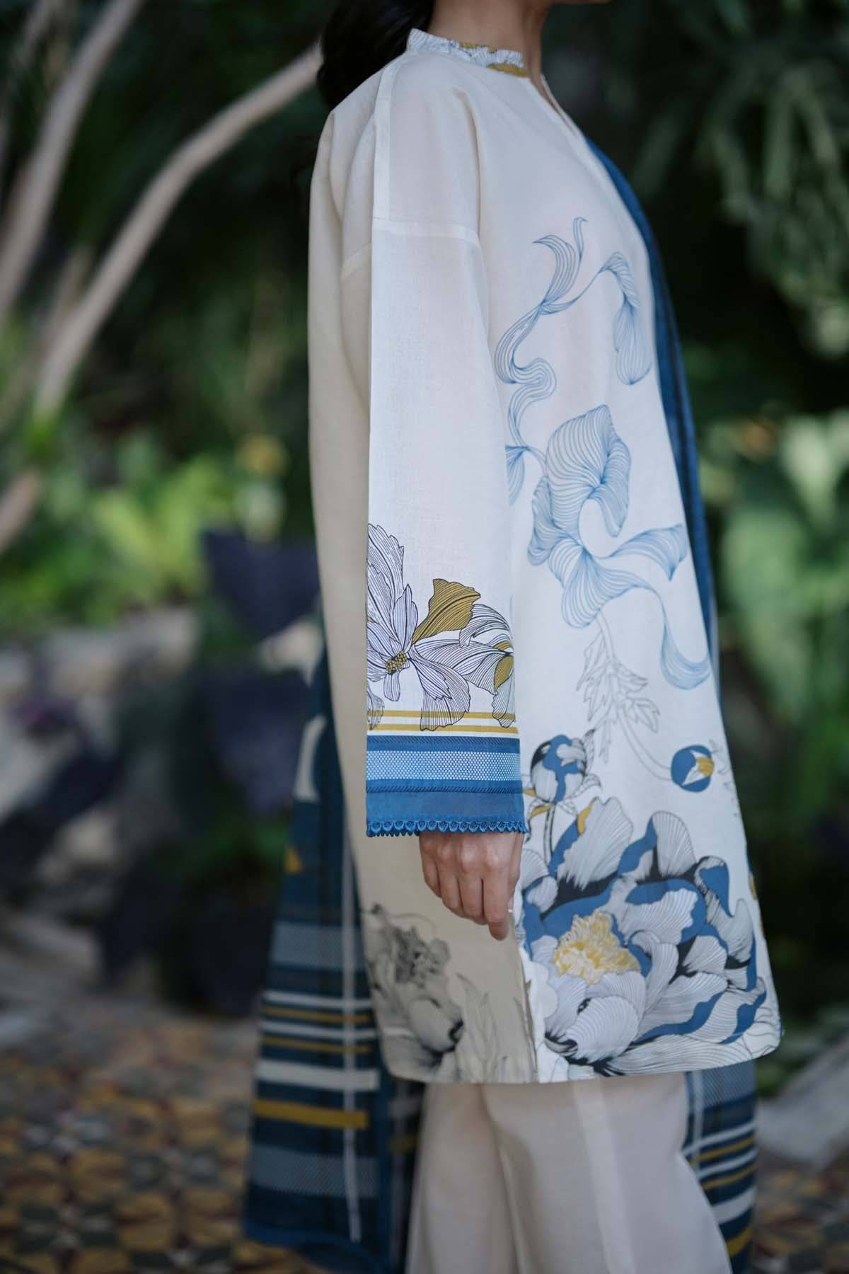 Sahar | Print Edit SS24 | P-14 - Pakistani Designer Dress - by Sahar | Type: Luxury - 100% Original at Saira Sultan