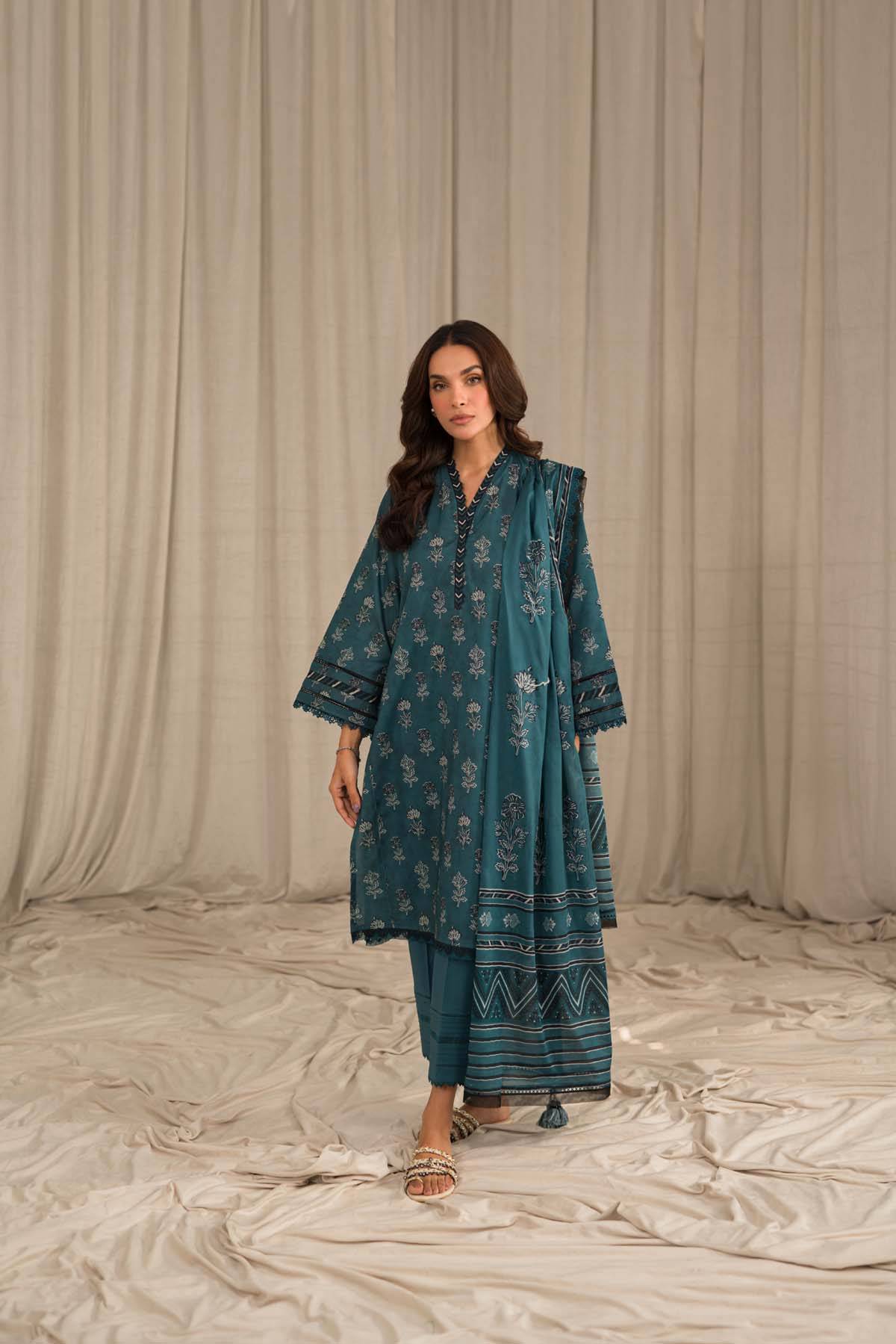 Sahar | Print Edit SS24 | P-12 - Pakistani Designer Dress - by Sahar | Type: Luxury - 100% Original at Saira Sultan