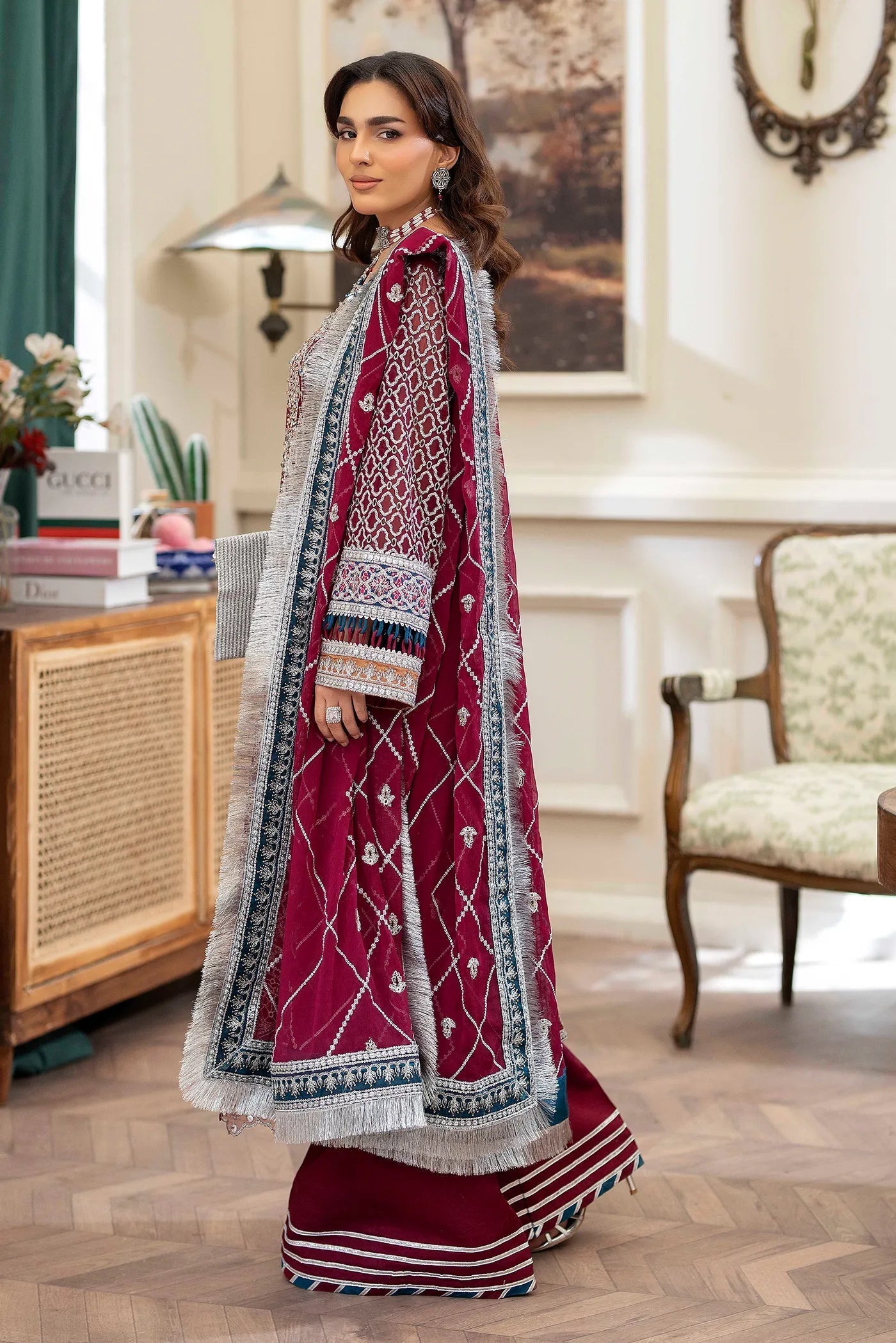Adans Libas | Saleeqa Chiffon 25 | SALEEQA 7513 - Pakistani Designer Dress - by Adans Libas - Type : Ladies Clothes - 100% Original at Saira Sultan