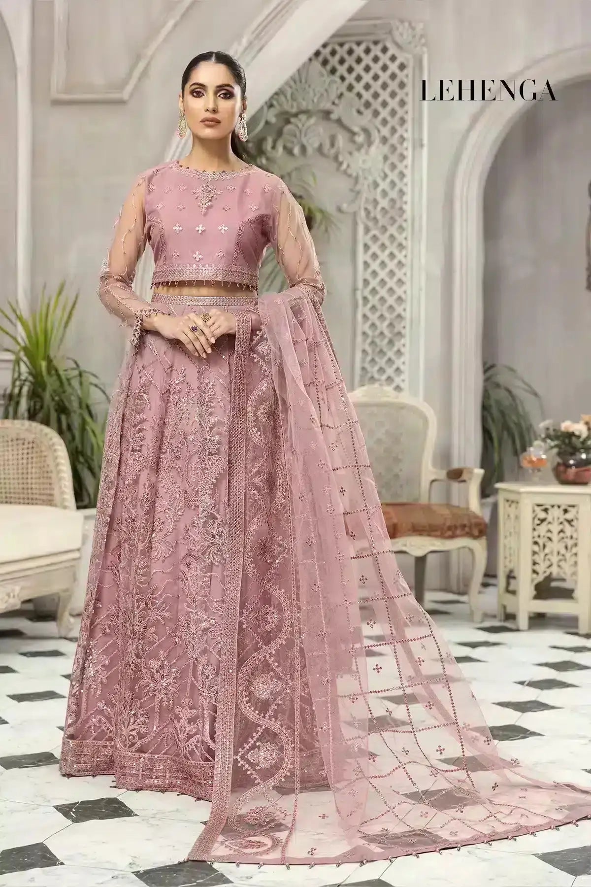 Alizeh | Embroidered Chiffon | Mahpera - Pakistani Designer Dress - by Alizeh | Type: Formal - 100% Original at Saira Sultan