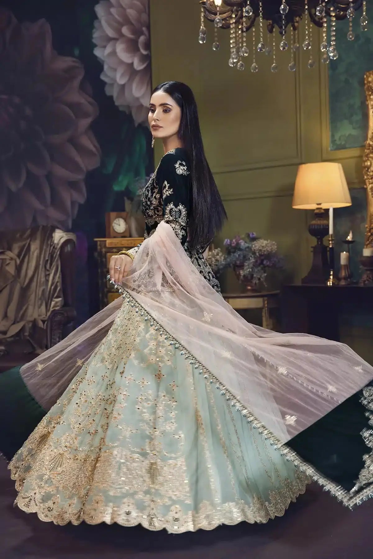 House of Nawab | Luxury Formal 2023 | Manara - Pakistani Designer Dress - by House of Nawab | Type: Formal - 100% Original at Saira Sultan