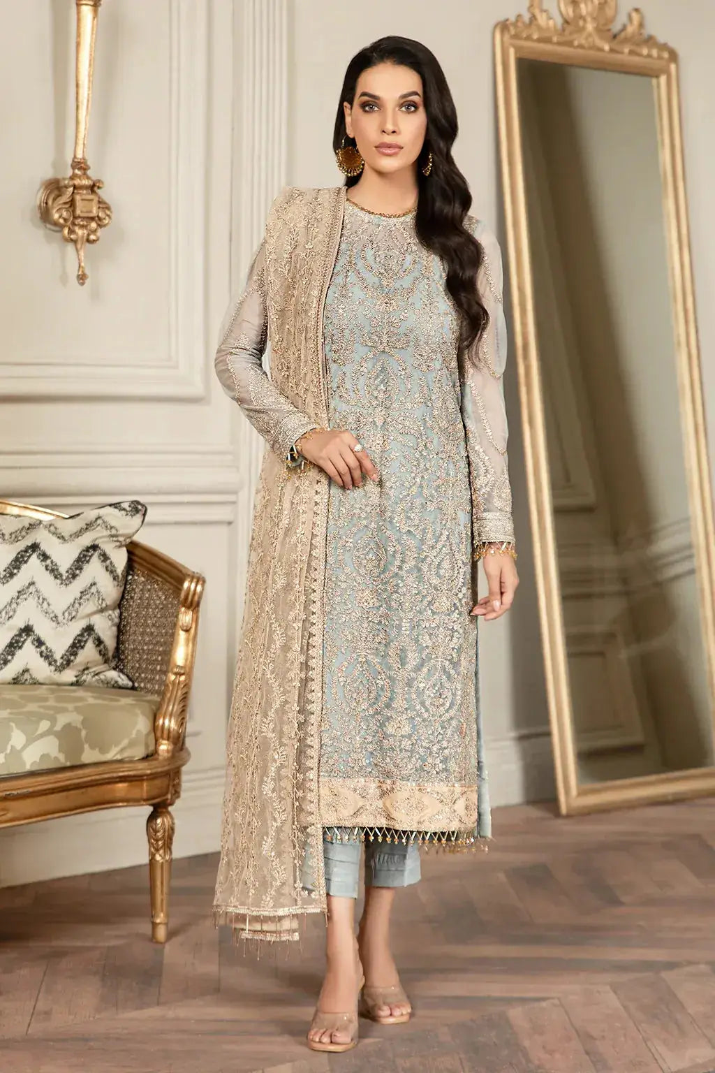Zarif | Mehroze Formals 2022 | Iceberg - Pakistani Designer Dress - by Zarif | Type: Formal - 100% Original at Saira Sultan
